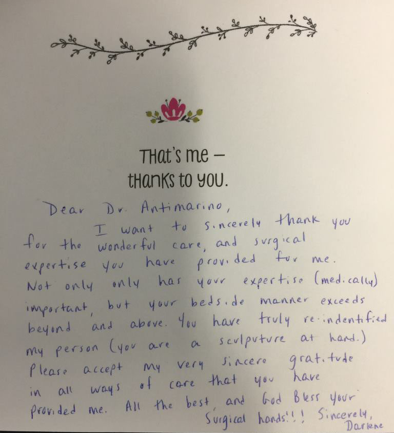 A Personal Note